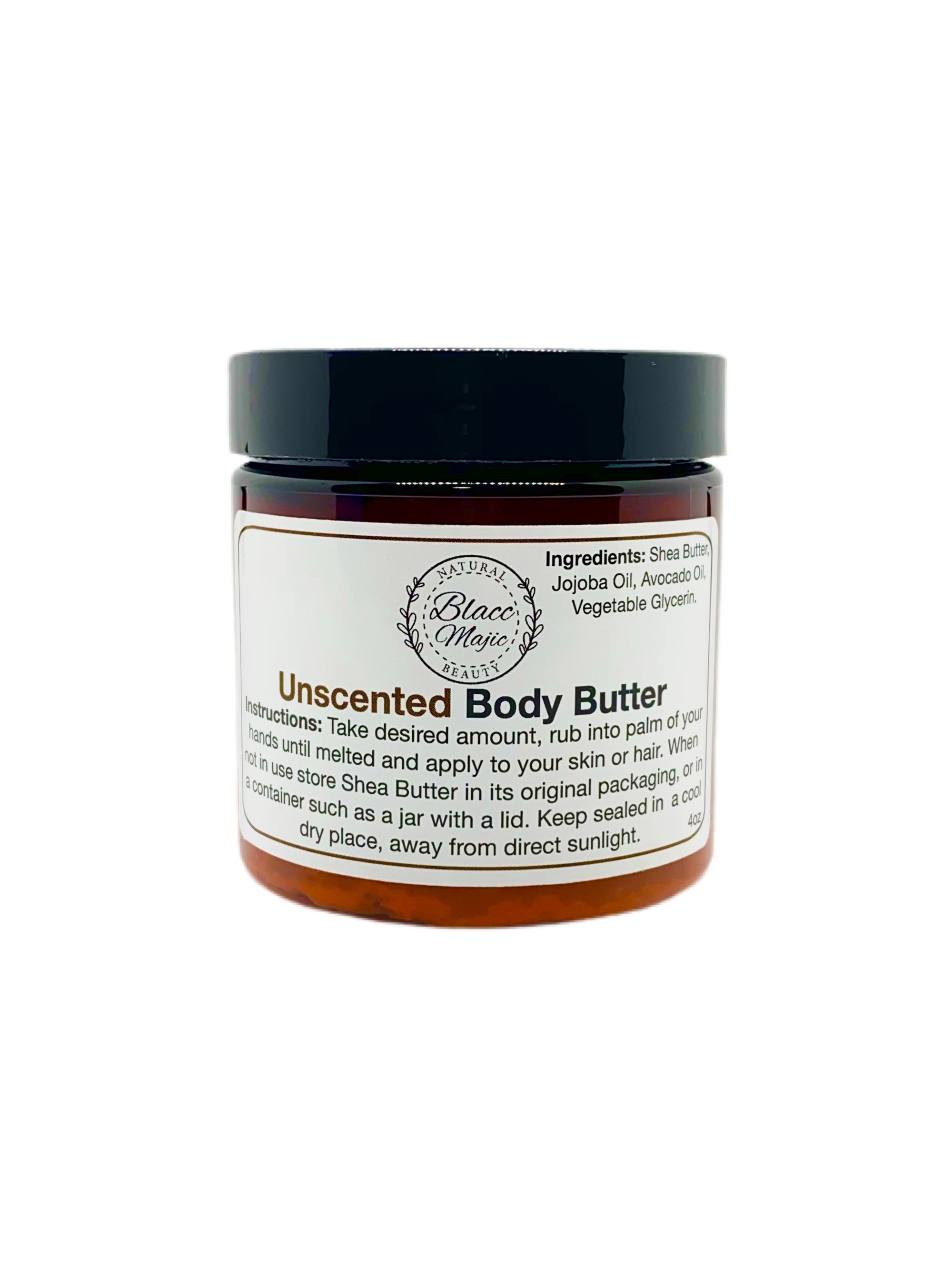 All Natural Body Butter: Unscented